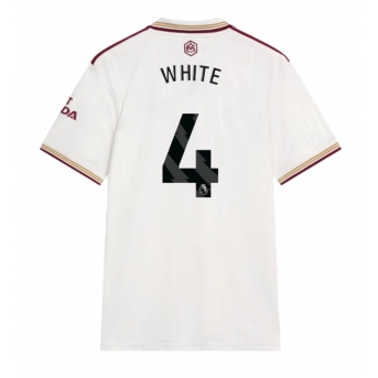 Arsenal Ben White #4 Maglia Gara Terza Repliche 2025-26 Maniche Corte